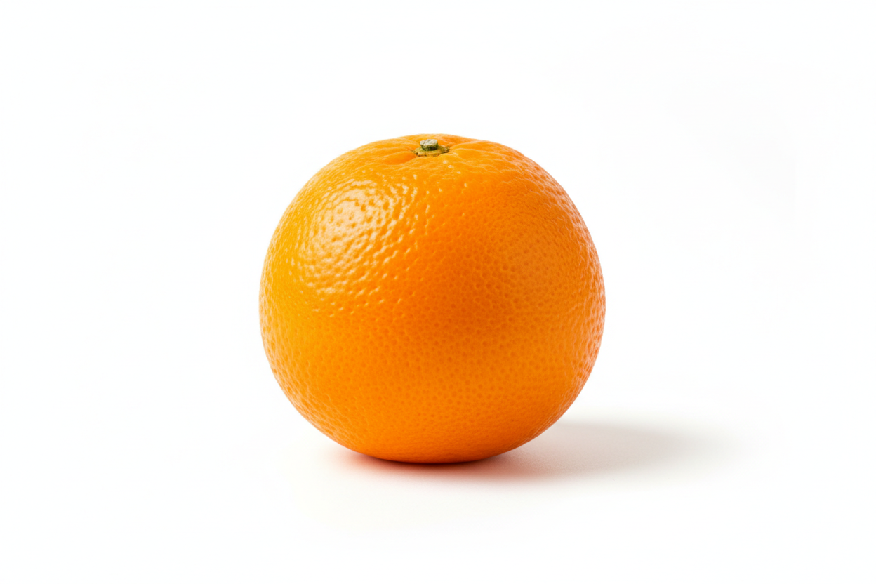 mandarin white background